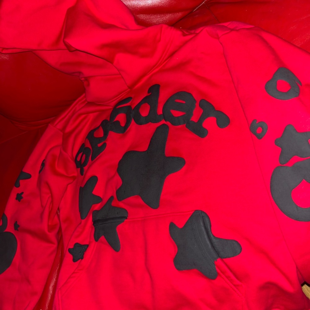 Sp5der Red Beluga Hoodie - Picture 2 of 3